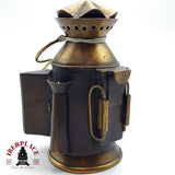 Miniatura Decorativa de Farol de Locomotora de Vapor (25 cm) - Réplica Estilo Antiguo para Vitrina