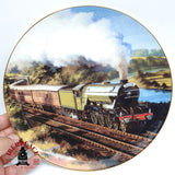 Exclusivo Plato de Colección: Locomotora de Vapor "Flying Scotsman" - Edición Limitada Royal Doulton / Franklin Mint (Porcelana Fina)
