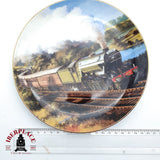 Exclusivo Plato de Colección: Locomotora de Vapor "Flying Scotsman" - Edición Limitada Royal Doulton / Franklin Mint (Porcelana Fina)