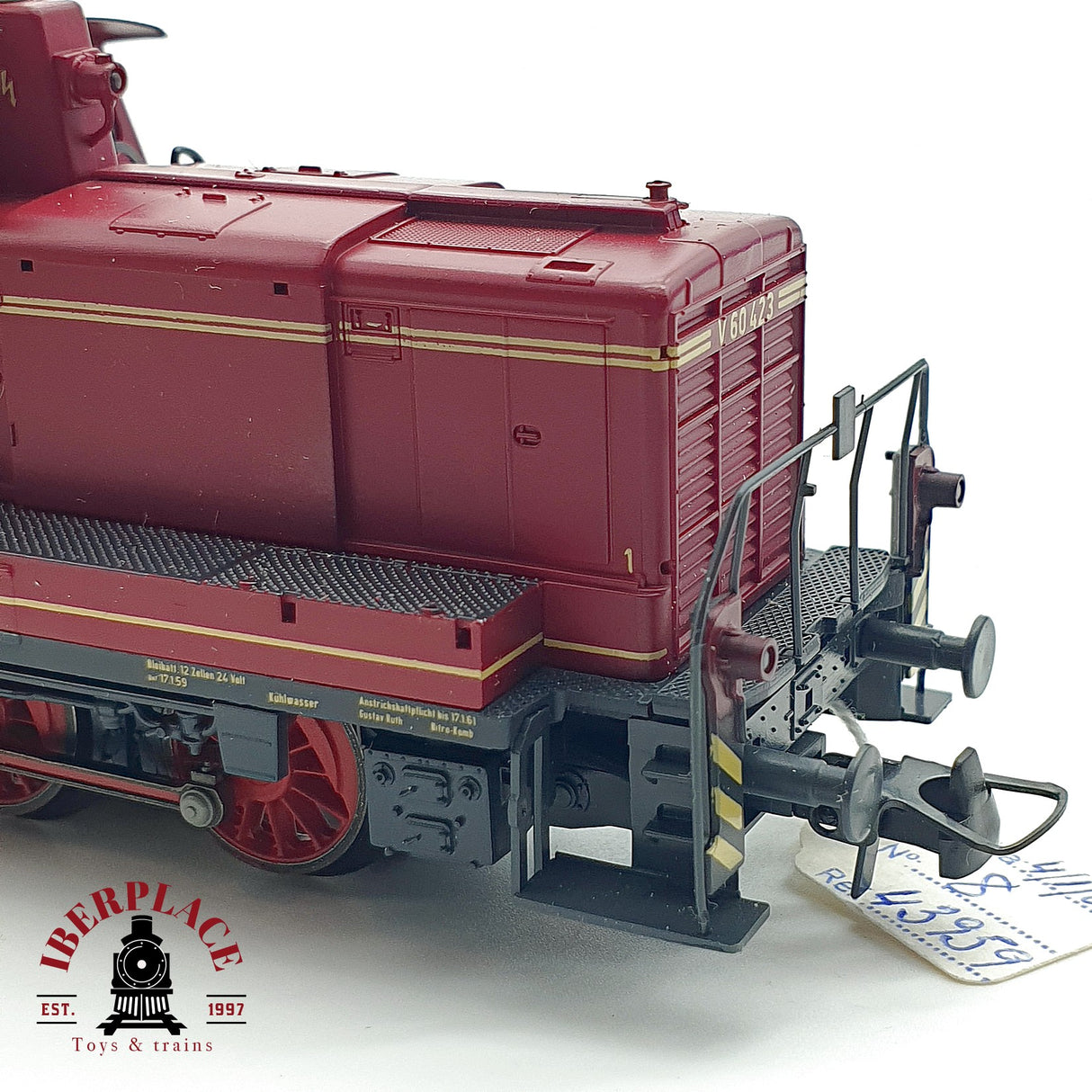 ♻️ AC Roco 43959 Locomotora V60 423 DB Roja H0 escala 1:87