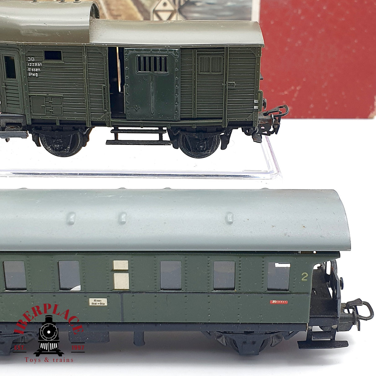 ♻️ AC Märklin 3137 antiguo set incompleto solo vagones pasajeros en metal H0 escala 1:87