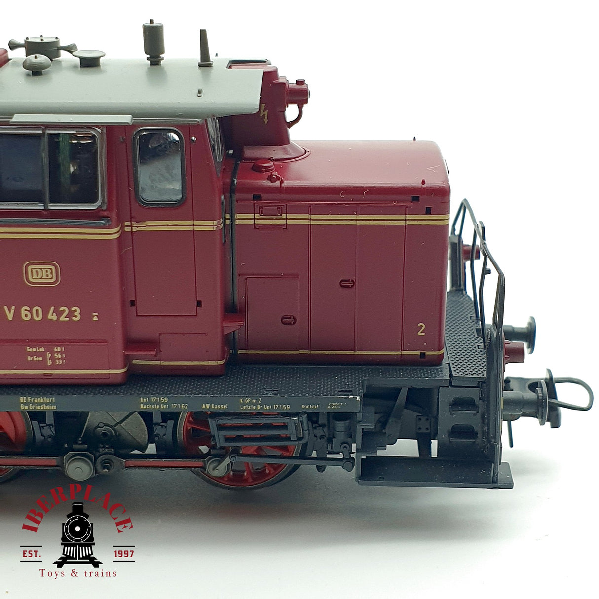 ♻️ AC Roco 43959 Locomotora V60 423 DB Roja H0 escala 1:87