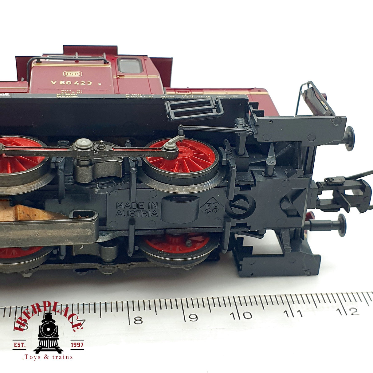 ♻️ AC Roco 43959 Locomotora V60 423 DB Roja H0 escala 1:87
