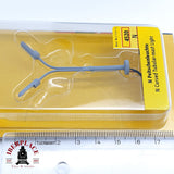 ♻️ 4x BRAWA 4520 4620 lamparas de latigo y farola de pared N escala 1:160 A28