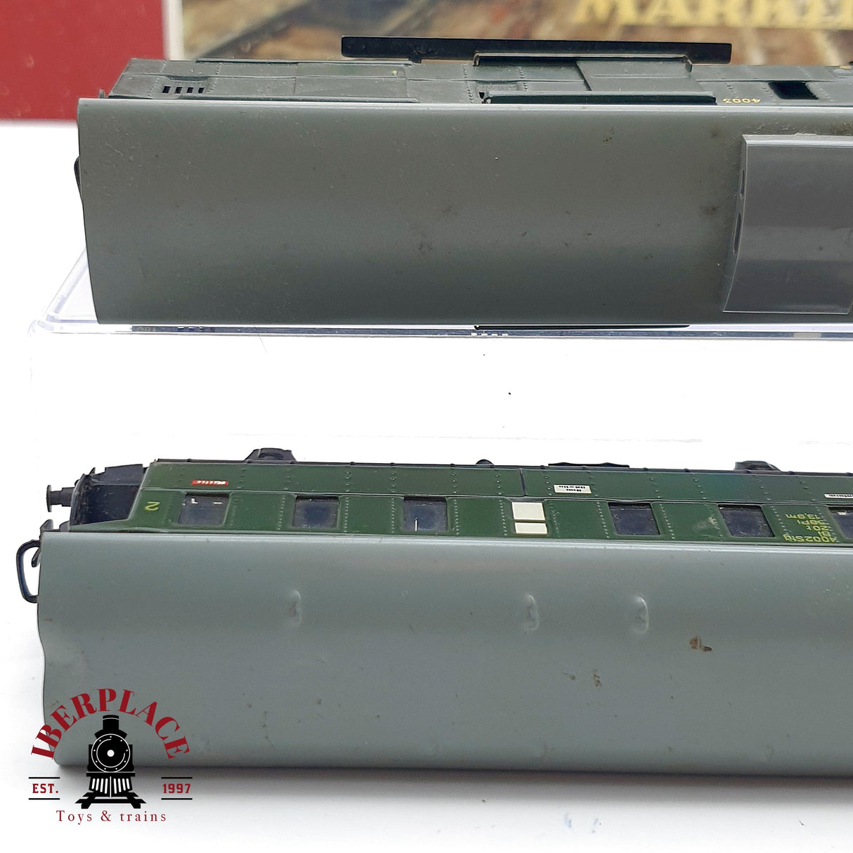 ♻️ AC Märklin 3137 antiguo set incompleto solo vagones pasajeros en metal H0 escala 1:87