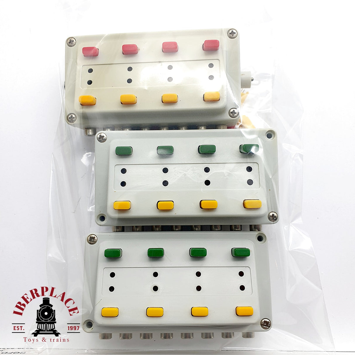 ♻️ 3x Märklin 7273 72740 paneles de control pupitres de mando H0 escala 1:87 A28