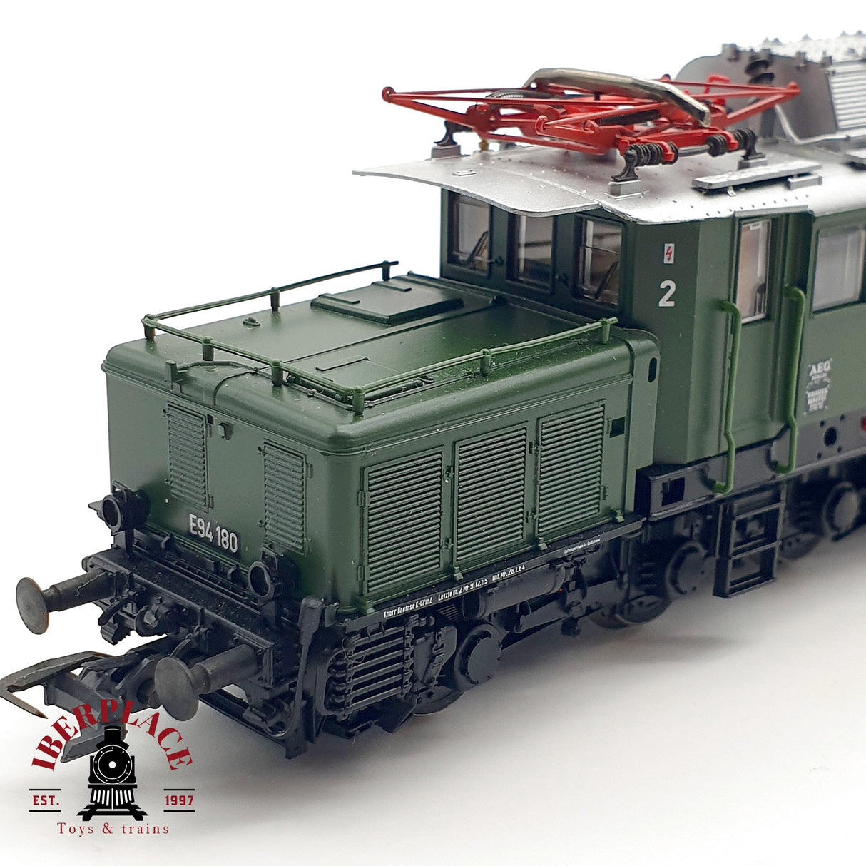 ♻️ DC Roco 63500 Locomotora DB E94 180 verde H0 escala 1:87