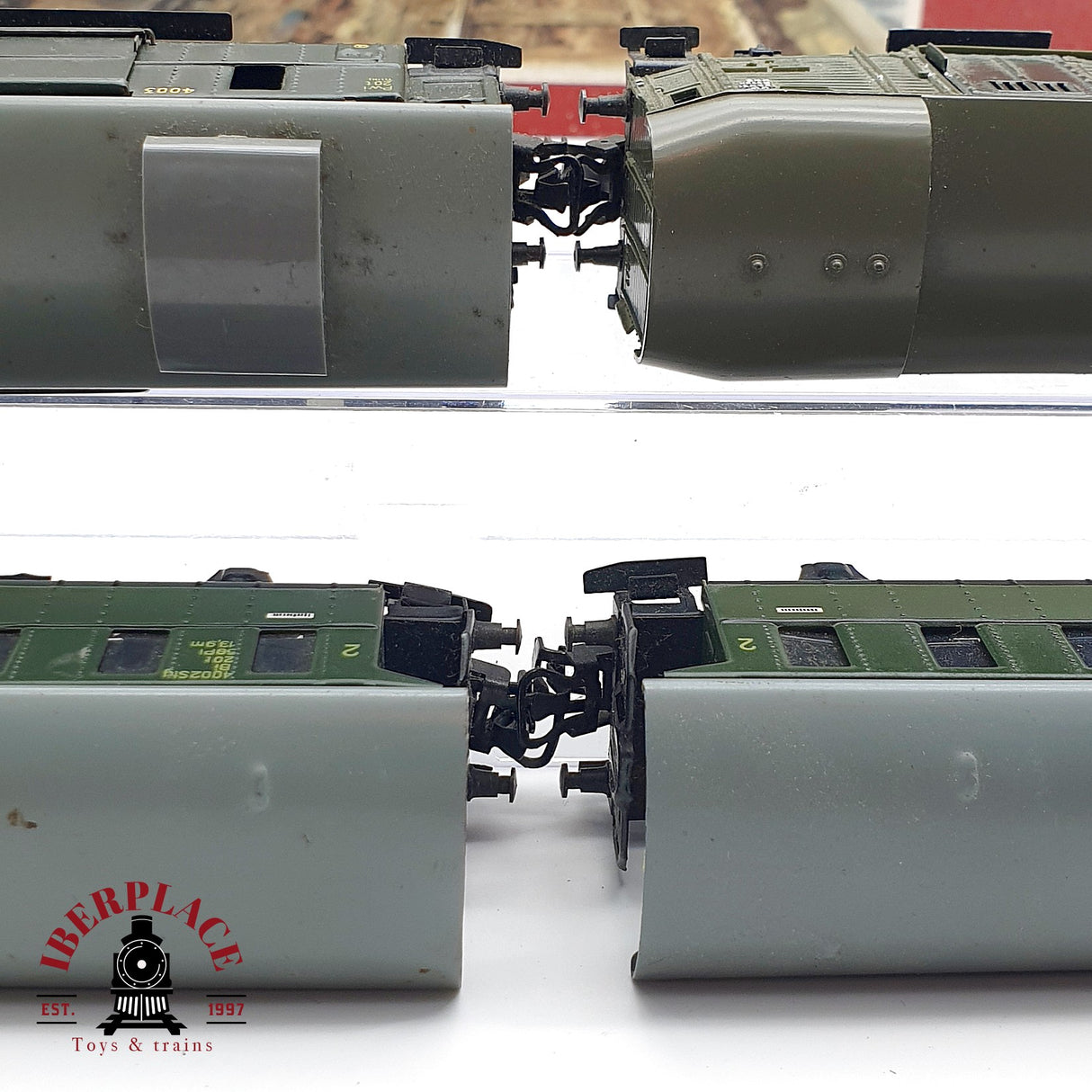♻️ AC Märklin 3137 antiguo set incompleto solo vagones pasajeros en metal H0 escala 1:87