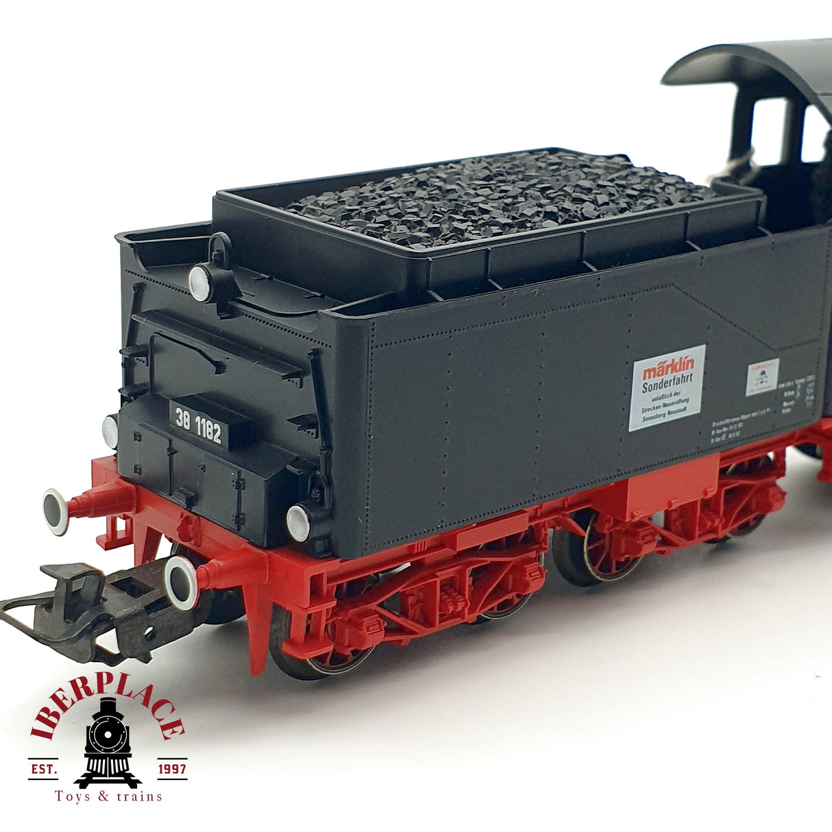 ♻️ AC Märklin 3098 Locomotora BR 38 1182 DB negra H0 escala 1:87