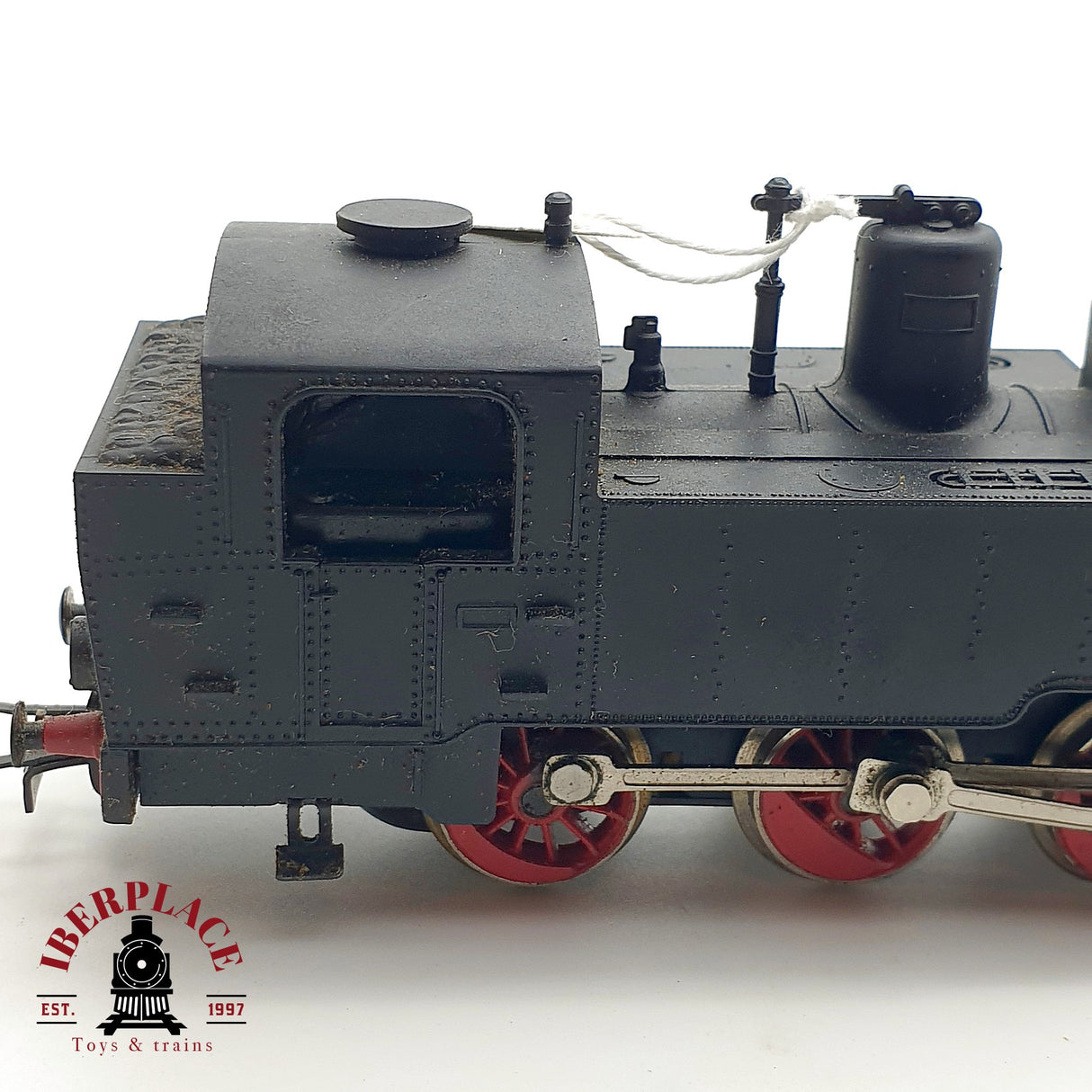 ♻️ DC Rivarossi Locomotora de vapor negra H0 escala 1:87 A28