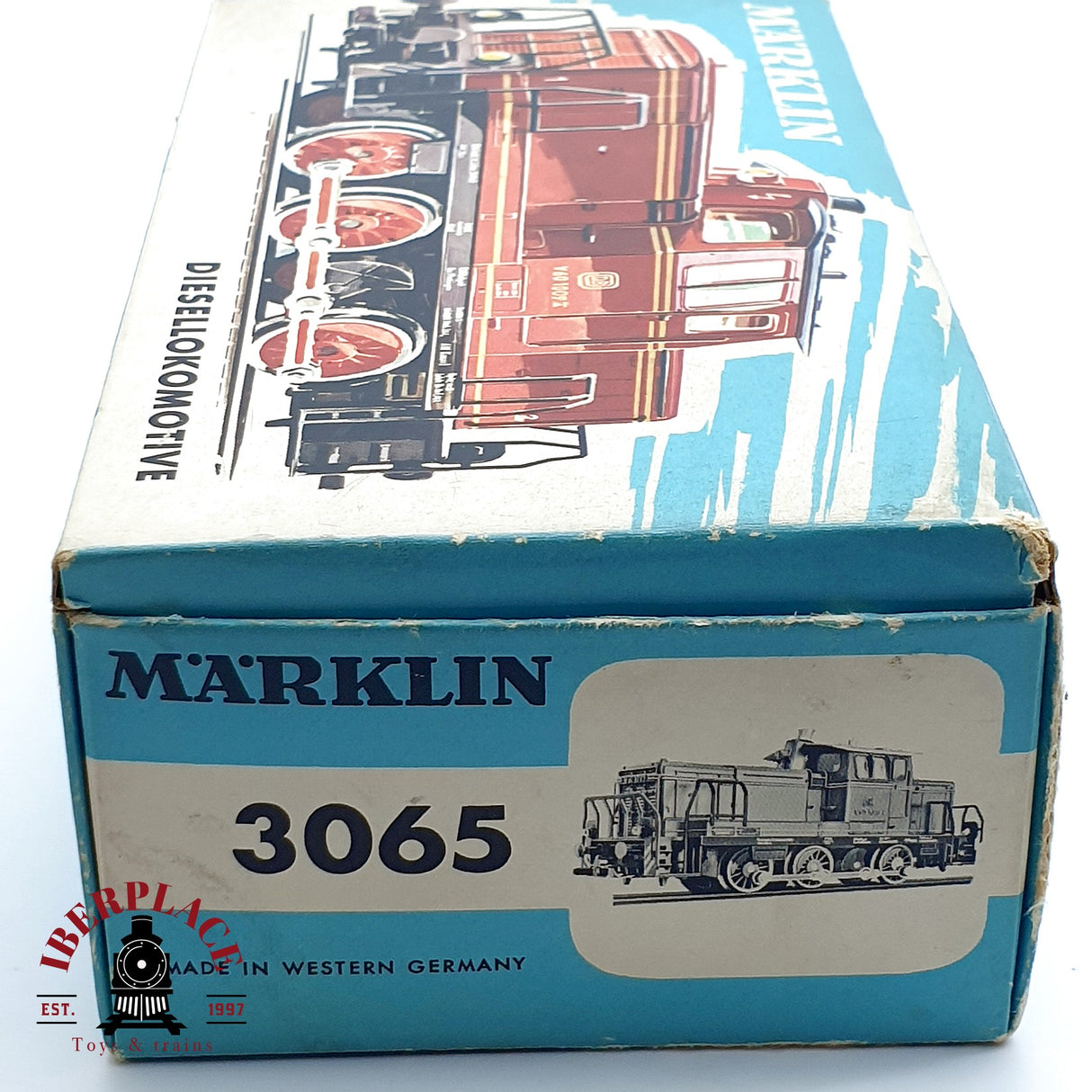 ♻️ AC Märklin 3065 Locomotora V60 1009 DB Roja H0 escala 1:87