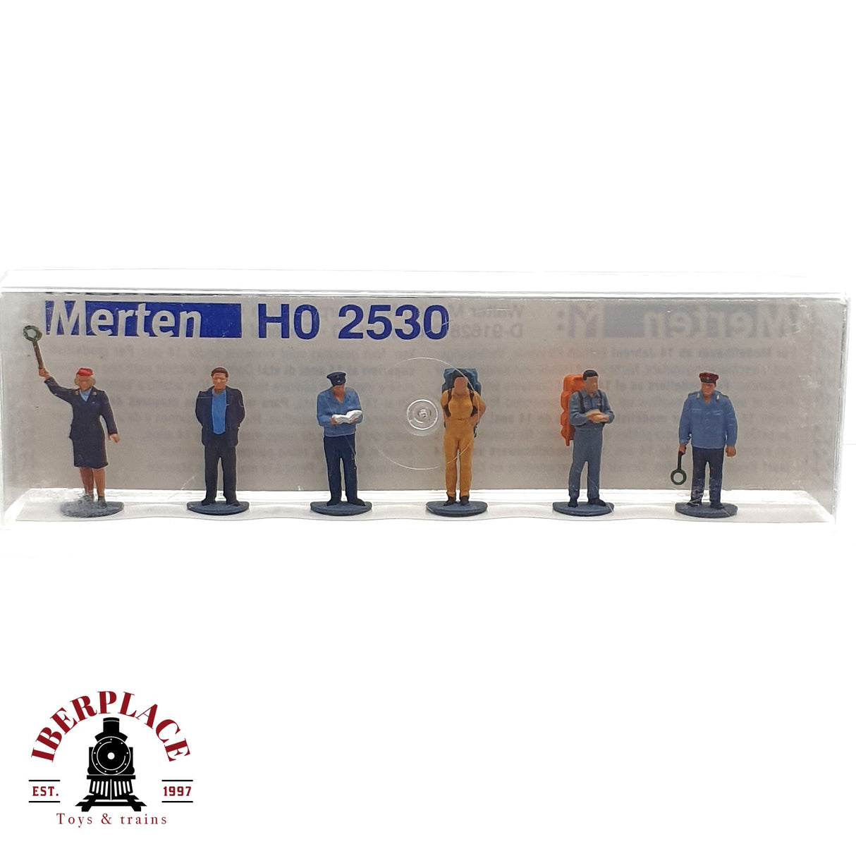 ♻️ 2da mano - Merten 2530 Personal Ferroviario DR Ost y pasajeros H0 escala 1:87 E15