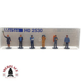 ♻️ 2da mano - Merten 2530 Personal Ferroviario DR Ost y pasajeros H0 escala 1:87 E15