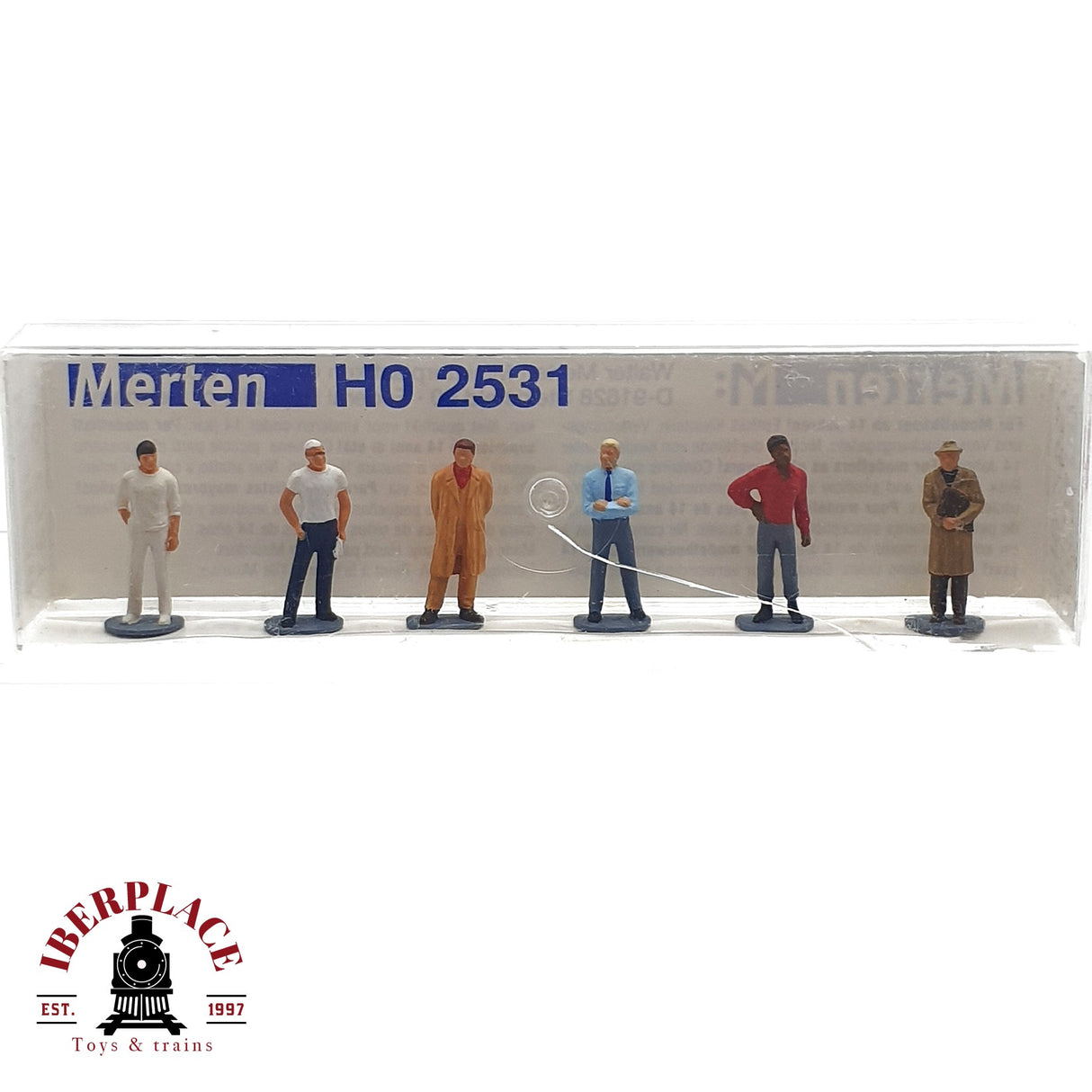 ♻️ 2da mano - Merten 2531 pasajeros de pie H0 escala 1:87 E15