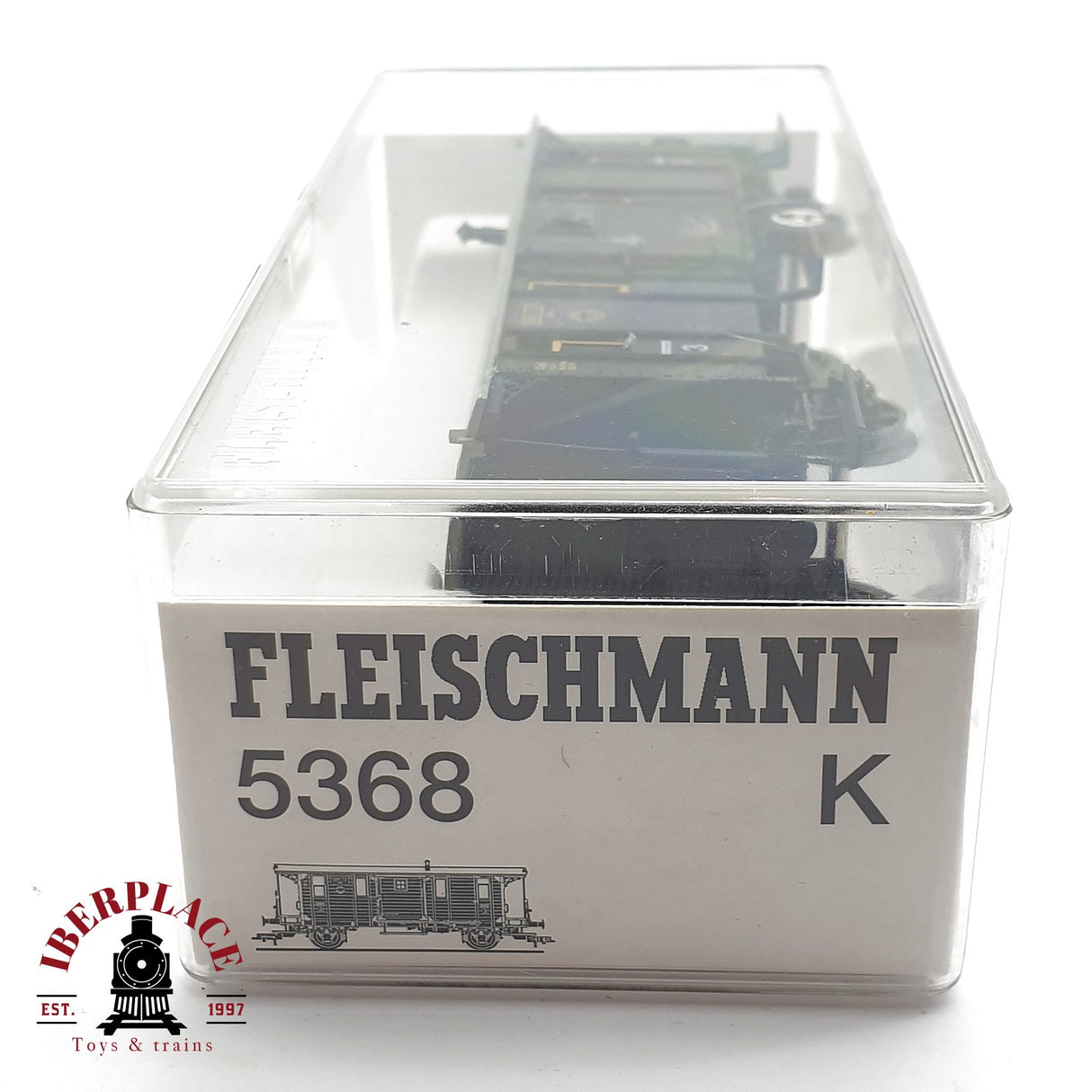 ♻️ 2da mano -  DC Fleischmann 5368K vagón pasajeros DRG 088 H0 escala 1:87 EH09