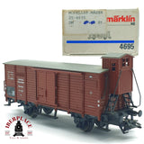 ♻️ 2da mano -  Märklin 4695 vagón cerrado DR 14 103 H0 escala 1:87 EH09