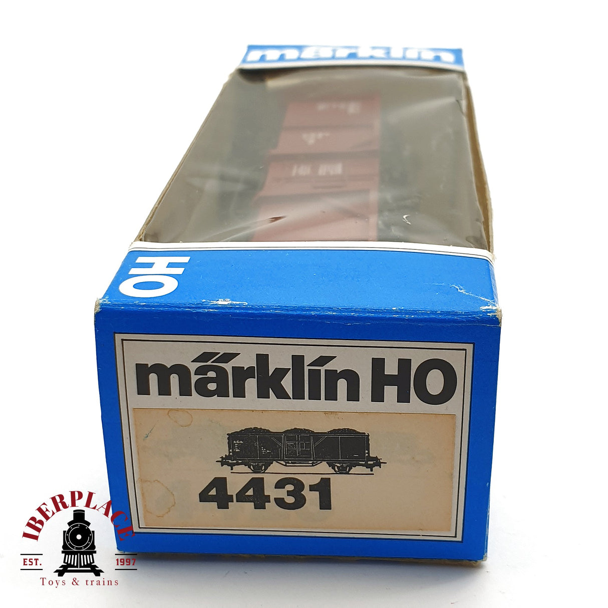 ♻️ 2da mano -  Märklin 4431 vagón abierto con carbón DB H0 escala 1:87 EH09 2/4