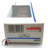 ♻️ 2da mano -  Märklin 4431 vagón abierto con carbón DB H0 escala 1:87 EH09 3/4