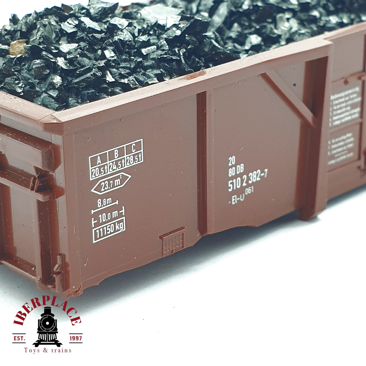 ♻️ 2da mano -  Märklin 4431 vagón abierto con carbón DB H0 escala 1:87 EH09 4/4