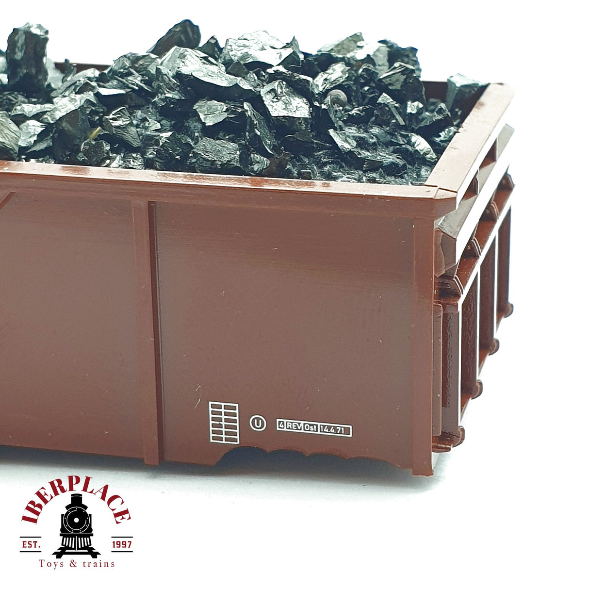 ♻️ 2da mano -  Märklin 4431 vagón abierto con carbón DB H0 escala 1:87 EH09 4/4