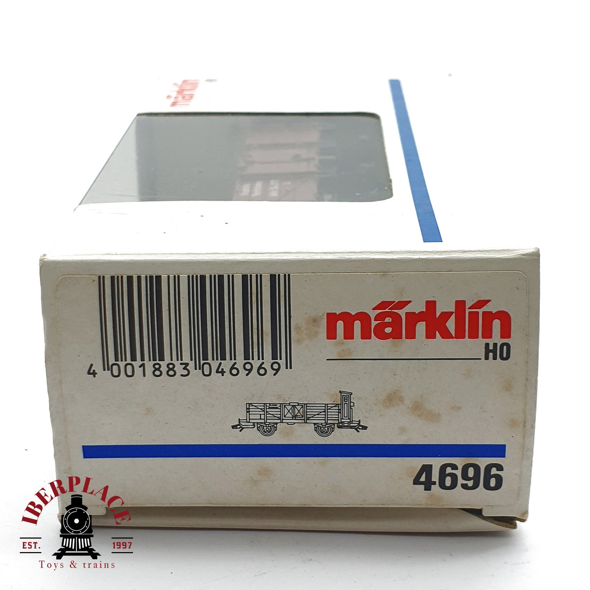 ♻️ 2da mano -  Märklin 4696 vagón con garita 54 071 DR H0 escala 1:87 EH09