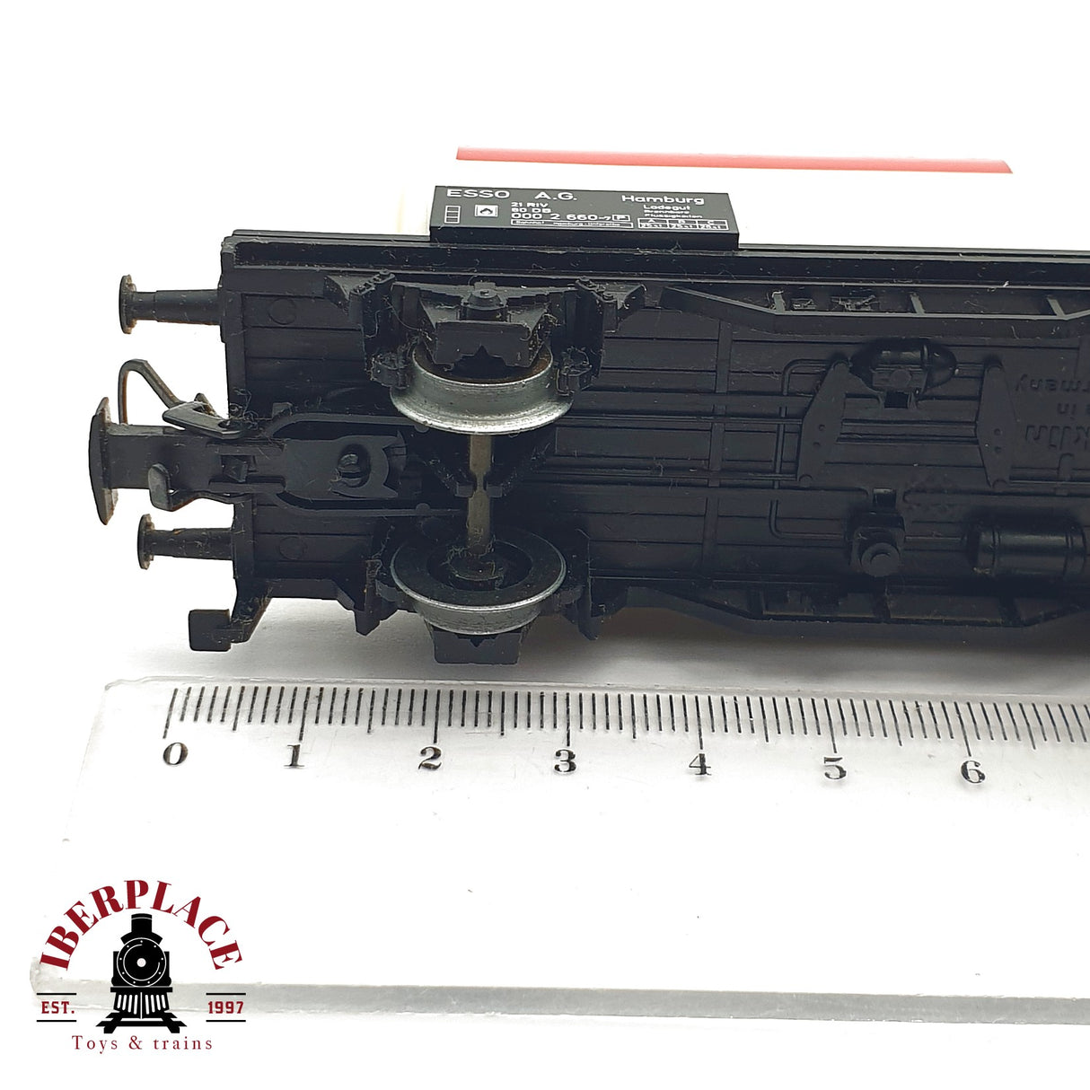 ♻️ 2da mano -  Märklin 4441 vagón cisterna Esso DB H0 escala 1:87 EH09