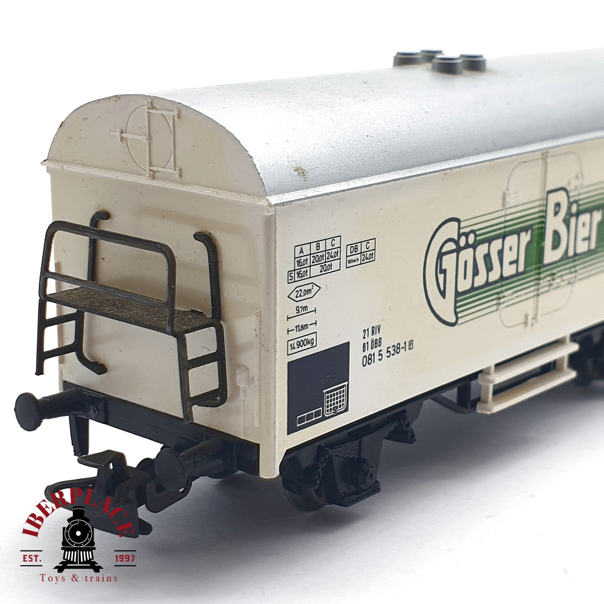 ♻️ 2da mano -  Märklin 4567 vagón cervecero Gösser Bier ÖBB H0 escala 1:87 EH09