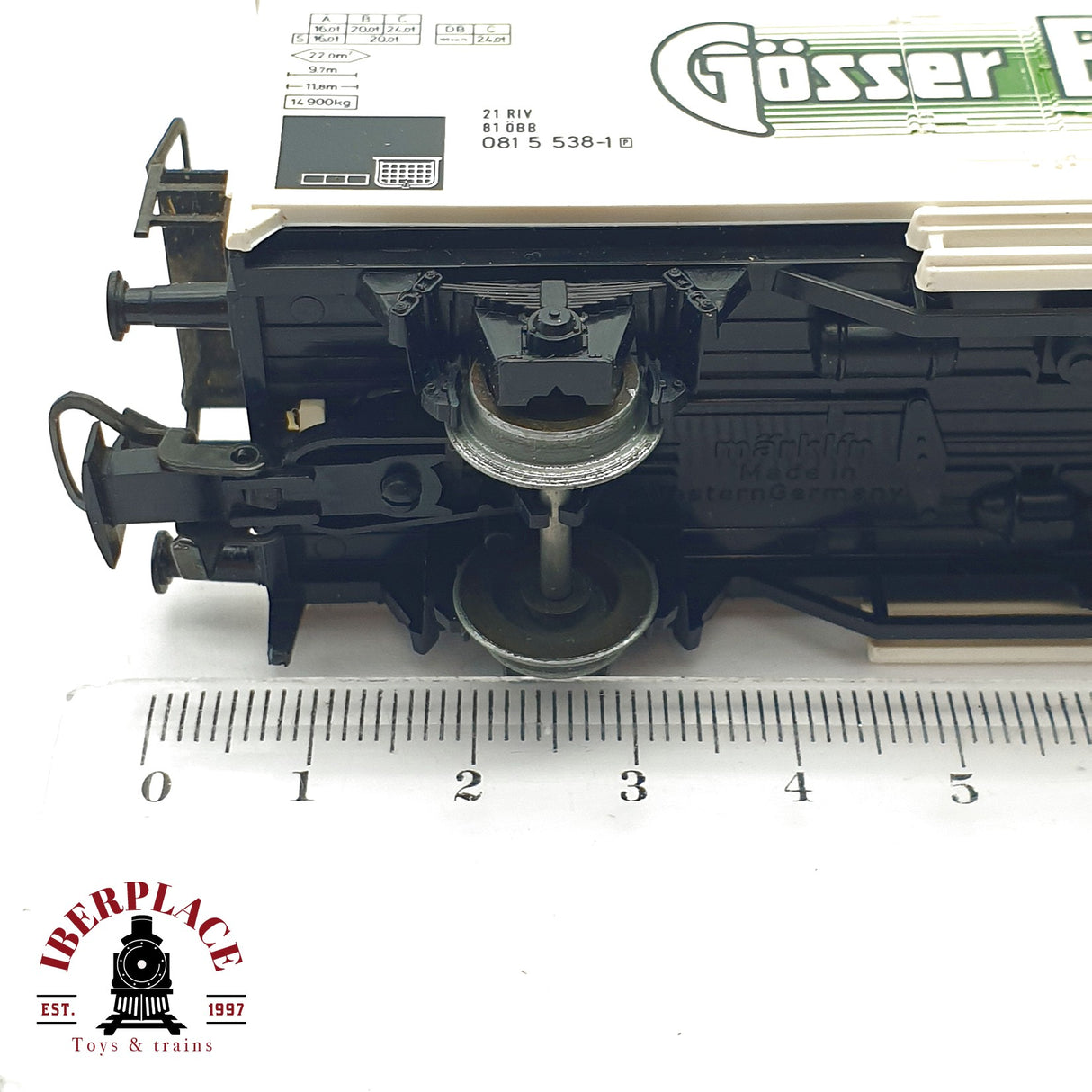 ♻️ 2da mano -  Märklin 4567 vagón cervecero Gösser Bier ÖBB H0 escala 1:87 EH09