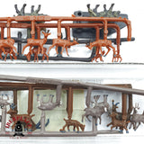 ♻️ 2da mano -  Merten 2x 2414 Figuras animales ciervos H0 escala 1:87 EH09