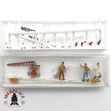 ♻️ 2da mano -  Merten 2x 2258 724 Figuras gansos animales, comerciantes H0 escala 1:87 EH09