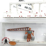 ♻️ 2da mano -  Merten 2x 2258 724 Figuras gansos animales, comerciantes H0 escala 1:87 EH09