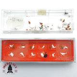 ♻️ 2da mano -  Preiser 2x 14167 Figuras animales gansos H0 escala 1:87 EH09