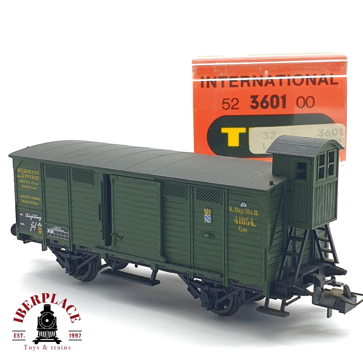 ♻️ 2da mano -  DC Trix 52 3601 00 vagon K.Bay.Sts.B 41054 H0 escala 1:87 EH09