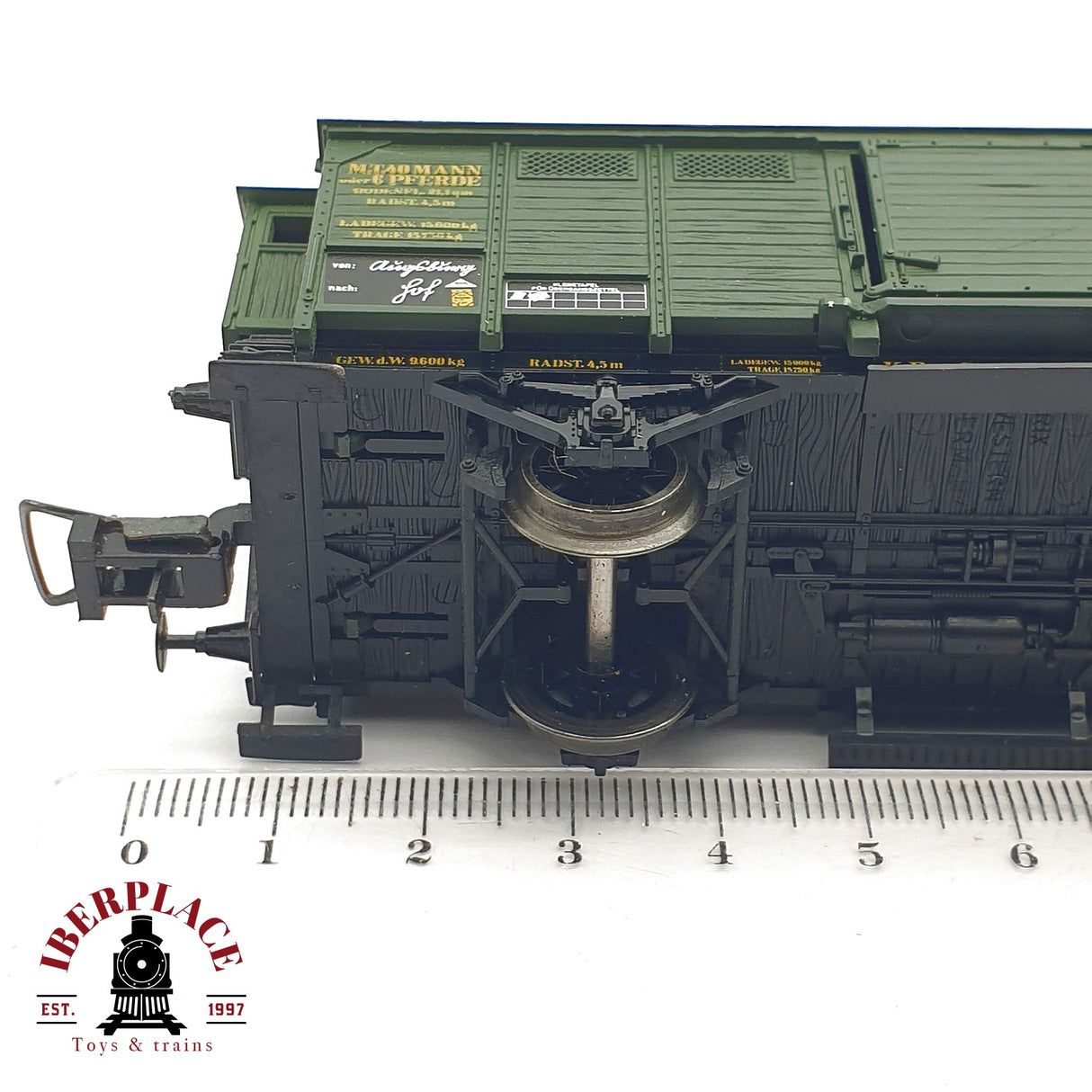 ♻️ 2da mano -  DC Trix 52 3601 00 vagon K.Bay.Sts.B 41054 H0 escala 1:87 EH09