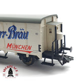 ♻️ 2da mano -  DC Fleischmann 5350K vagon cerrado Pschorr Bräu DB H0 escala 1:87 EH09