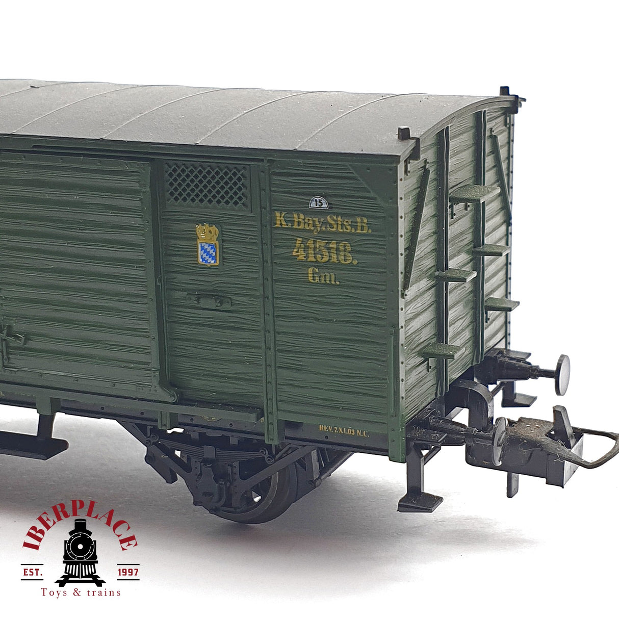 ♻️ 2da mano -  DC Trix 52 3602 00 vagón K.Bay.Sts.B 41518 H0 escala 1:87 EH09