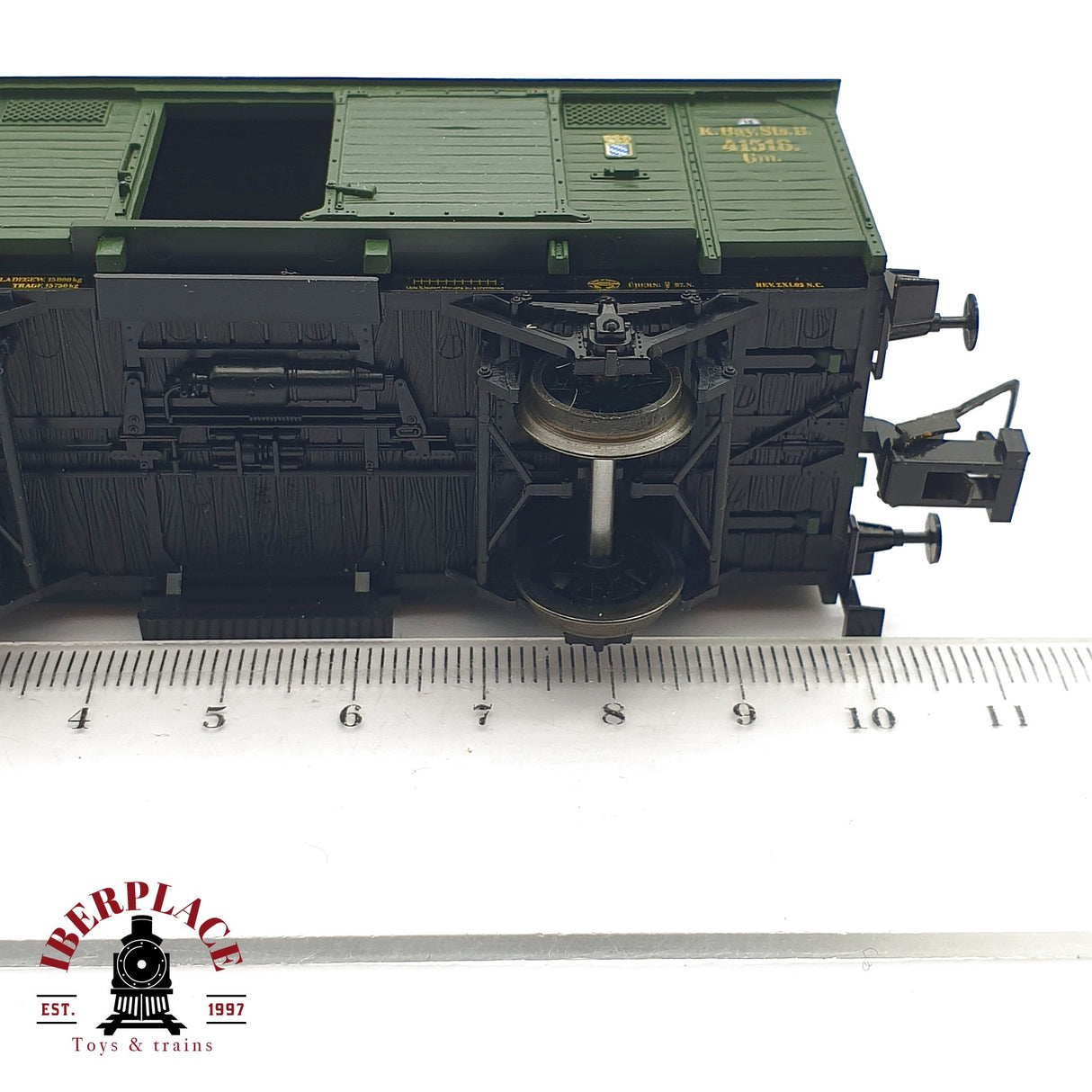 ♻️ 2da mano -  DC Trix 52 3602 00 vagón K.Bay.Sts.B 41518 H0 escala 1:87 EH09