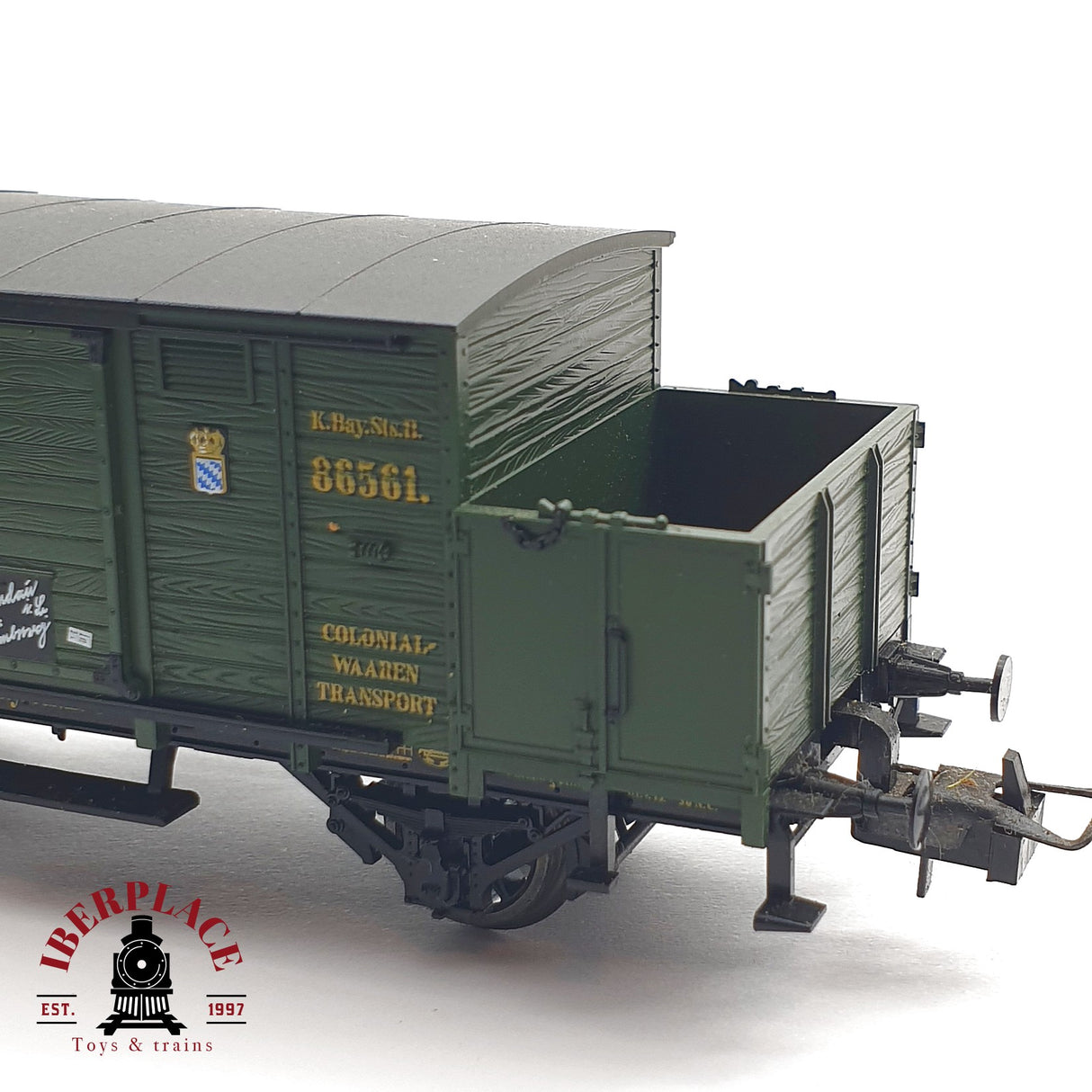 ♻️ 2da mano -  DC Trix 52 3612 00 vagón K.Bay.Sts.B 86561 H0 escala 1:87 EH09