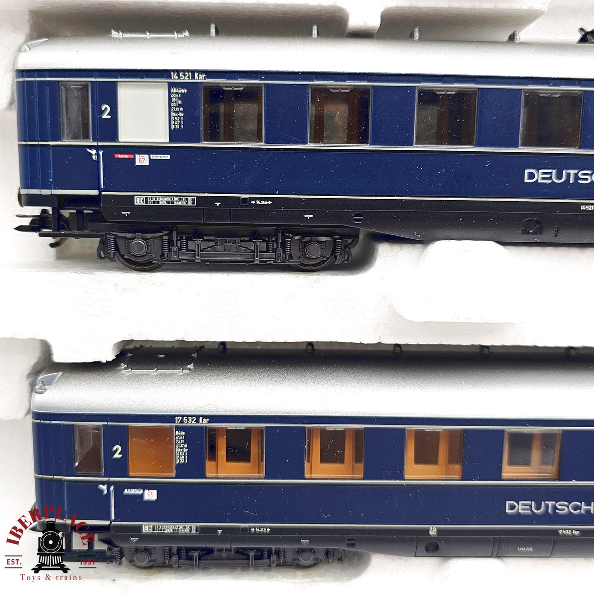 ♻️ 2da mano - Märklin 43209 set de vagones Loreley DB H0 escala 1:87 E14