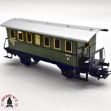 ♻️ 2da mano - 2x Märklin 4040 7190 vagon pasajeros + tope de vias tipo M H0 escala 1:87 E14