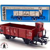 ♻️ 2da mano - Märklin 4696 vagón abierto con garita DB H0 escala 1:87 E14