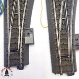 ♻️ 2da mano - Märklin DEFECTUOSOS 5x desvíos izquierda derecha sistema C H0 escala 1:87 E14