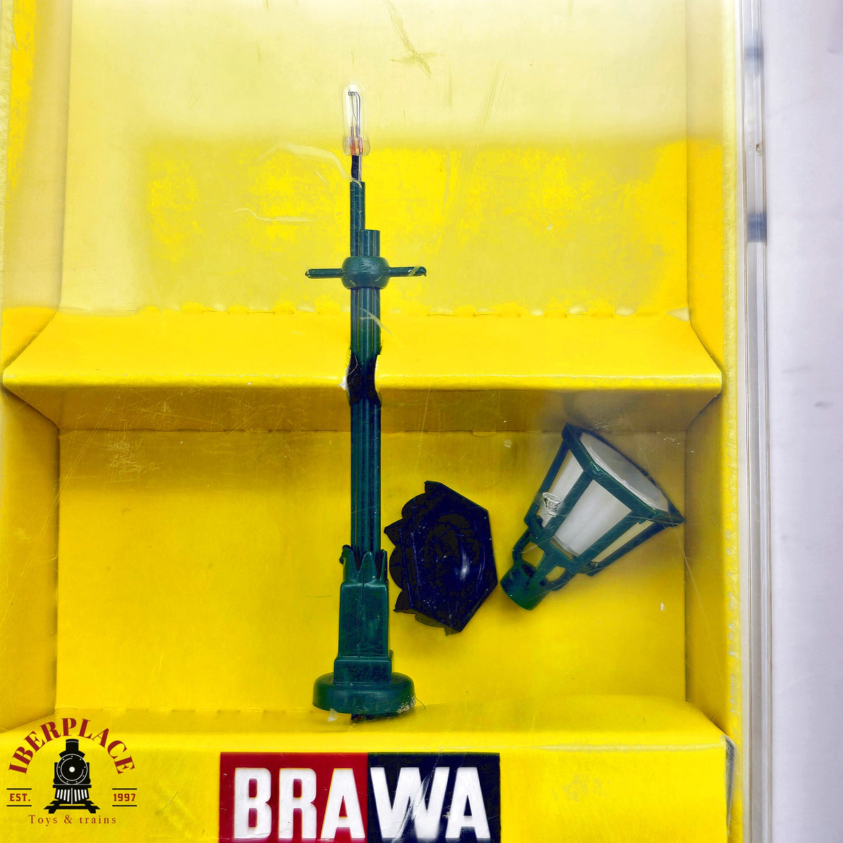 ♻️ 2da mano - Brawa Lote farolas figuras carroza H0 escala 1:87 E14