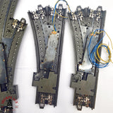 ♻️ 2da mano - Märklin DEFECTUOSOS 5x desvíos izquierda derecha sistema C H0 escala 1:87 E14