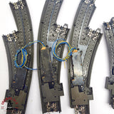 ♻️ 2da mano - Märklin DEFECTUOSOS 5x desvíos izquierda derecha sistema C H0 escala 1:87 E14