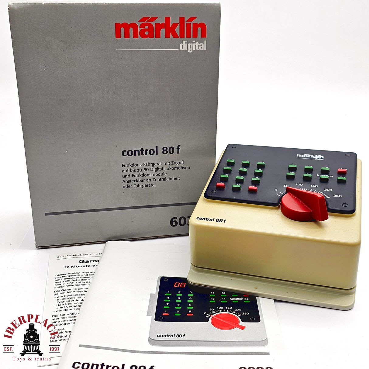 ♻️ 2da mano - Märklin 6036 Mando Dig. 80 f dirección y control de locomotoras H0 escala 1:87 E14 3/8