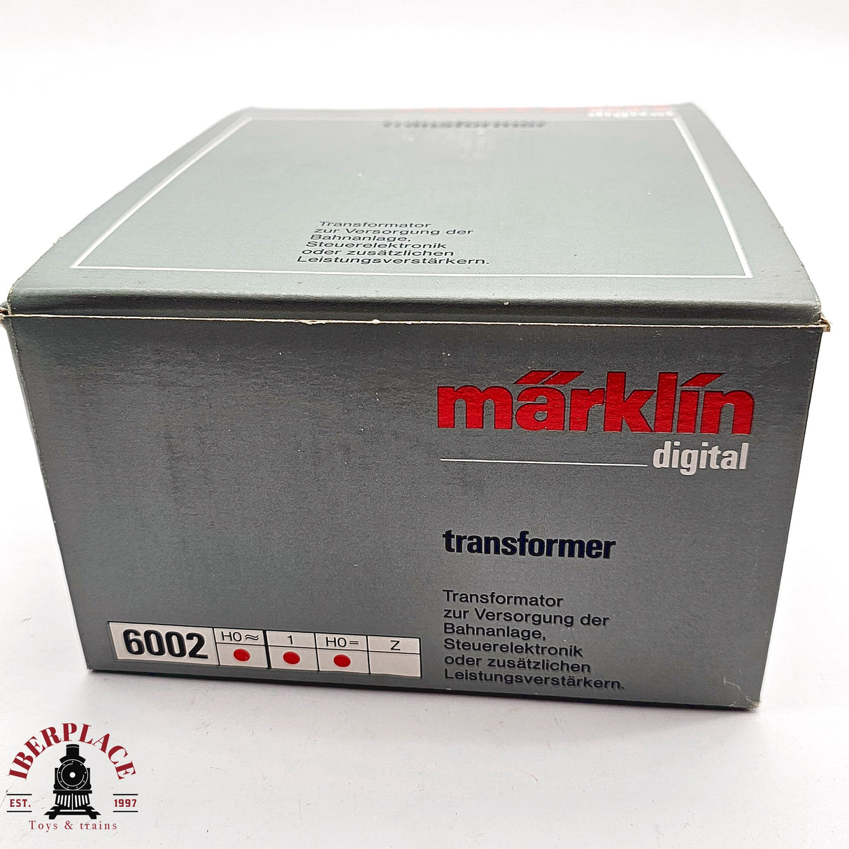 ♻️ 2da mano - Märklin 6002 transformador 230 volts. 52 VA. H0 escala 1:87 E14 3/3