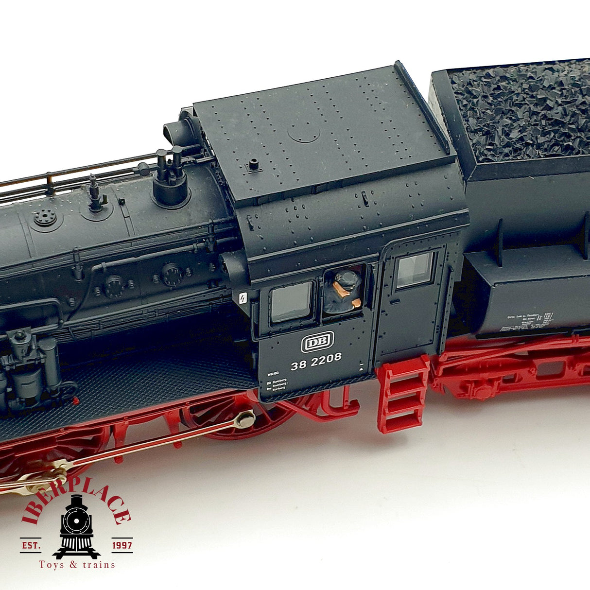 ♻️✨ Fleischmann 4166K Locomotora vapor BR 38 2208 DB Epoca III Escala H0 1:87 DC