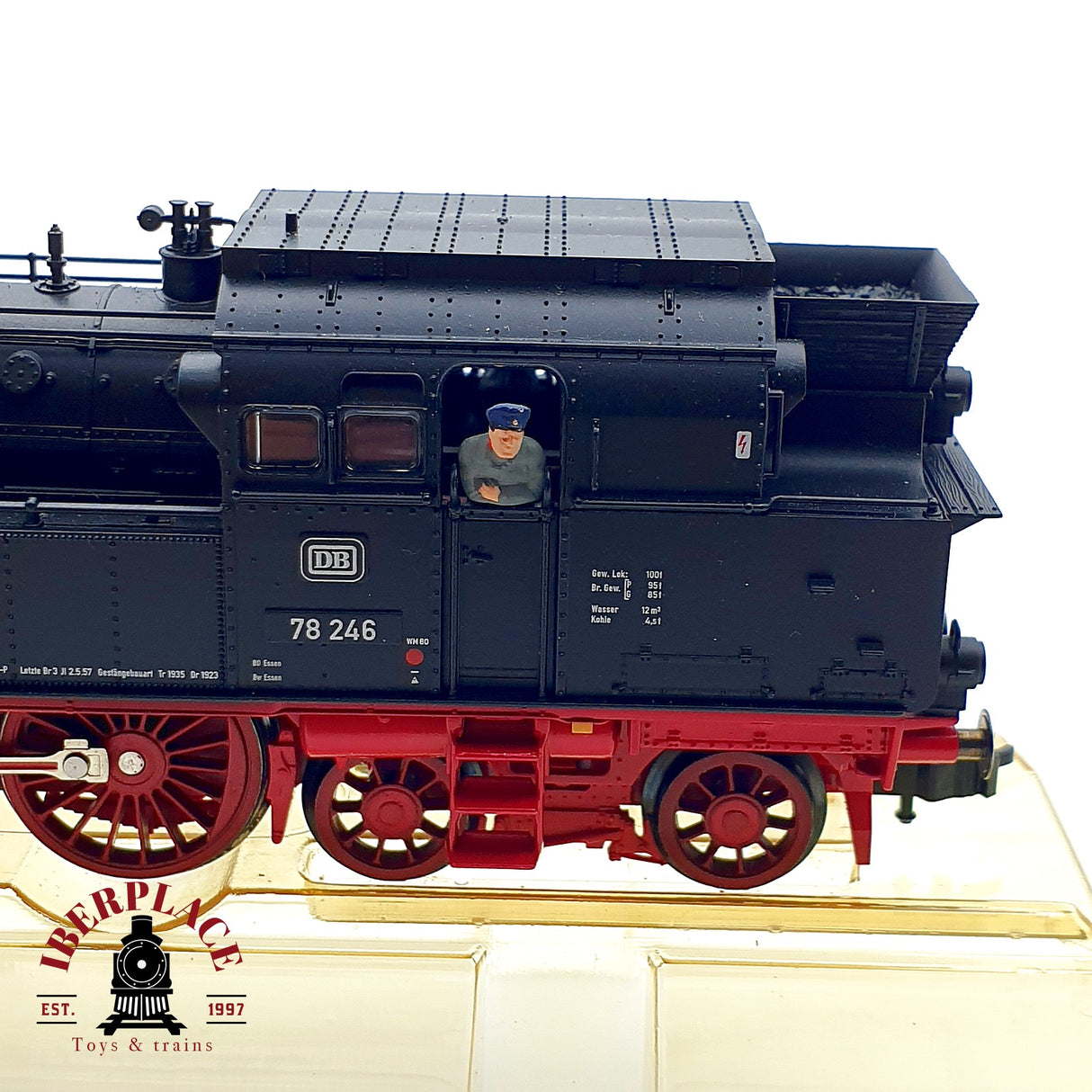 ♻️ ✨ Fleischmann 407801K Locomotora vapor BR 78 246 DB Epoca III Escala H0 1:87 DC