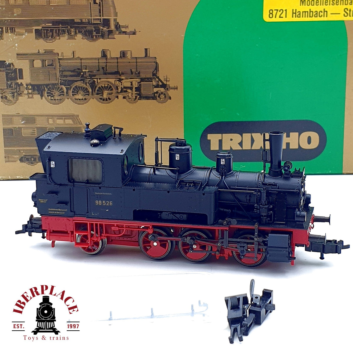 ♻️ ✨ Trix 22414 Locomotora vapor BR 98 526 DRG Epoca II  Escala H0 1:87 DC 1/3